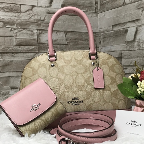 Coach Handbags - 👜COACH SET🌺 MINI SIERRA SATCHEL & Small Wallet